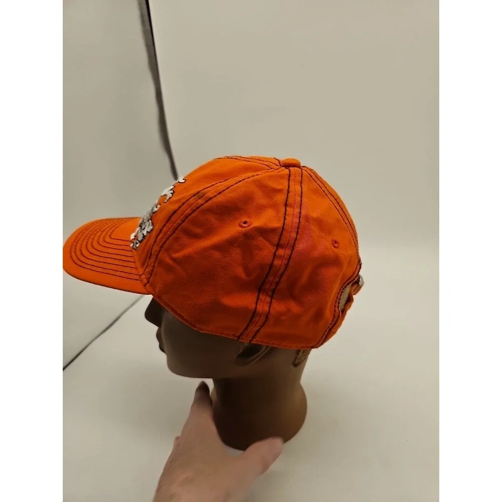 NCAA Classic Syracuse University Orange Embroidered Adjustable Buckle Strap Hat